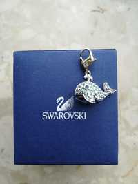 nowy charms zawieszka  wieloryb oryginalny Swarovski