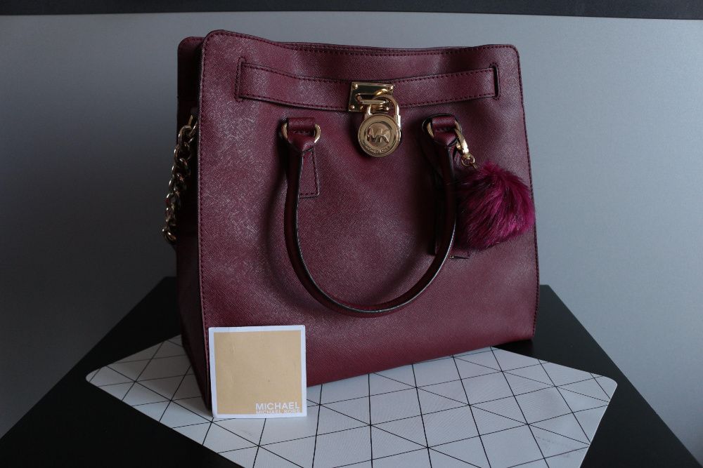 Torebka Michael Kors Hamilton Large Burgundy