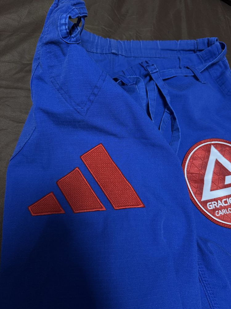 Kimono Gracie Barra Adidas Blue - A1