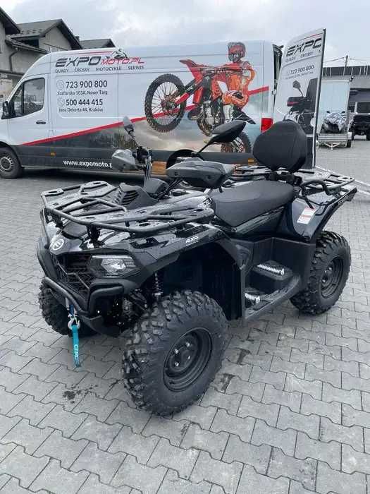 Nowy CFMOTO 520L EPS*Pług+Kufer*VAT23%*RATY*LEASING*tran150kmgratis
