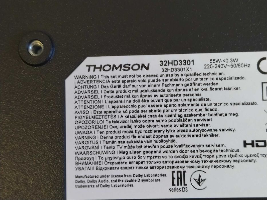 placa de tv THOMSON  32hd3301