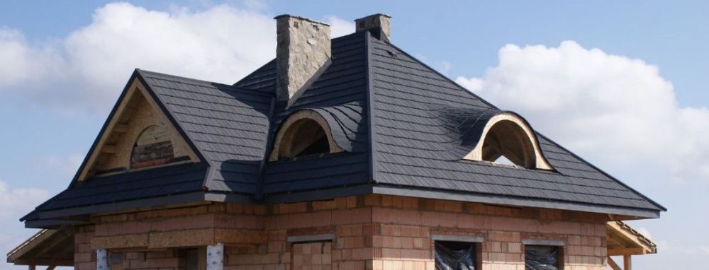 BLACHA GONTOPODOBNA gont stalowy z posypką ceramiczną SHAKE czarna