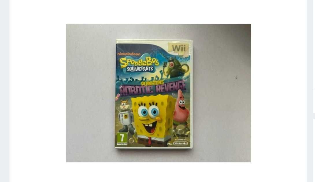 Spongebob Squarepants Planktons Robotic Revenge Nintendo Wii