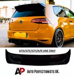 Спойлер Volkswagen Golf 7 7.5 накладка на багажник ляду бленда антикры