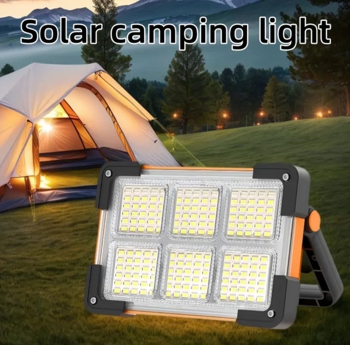 Luz Led a Bateria Solar Multifunções