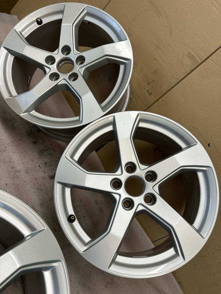 Alufelgi oryg Audi 17 cali 5x112, ET43 VW Skoda Seat Stan bardzo dobry
