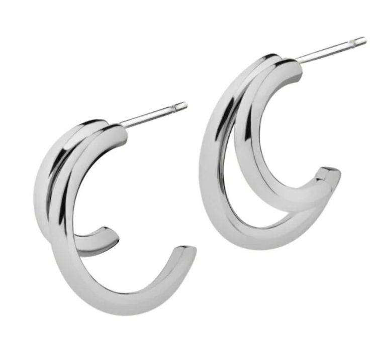 Apart Elixa srebrne kolczyki ze stali szlachetnej 2cm