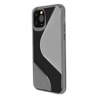 S-Case elastyczne etui pokrowiec iPhone 12 Pro czarny