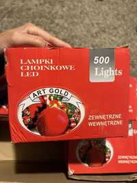 Lampki 500 Led 50m ciepły biały