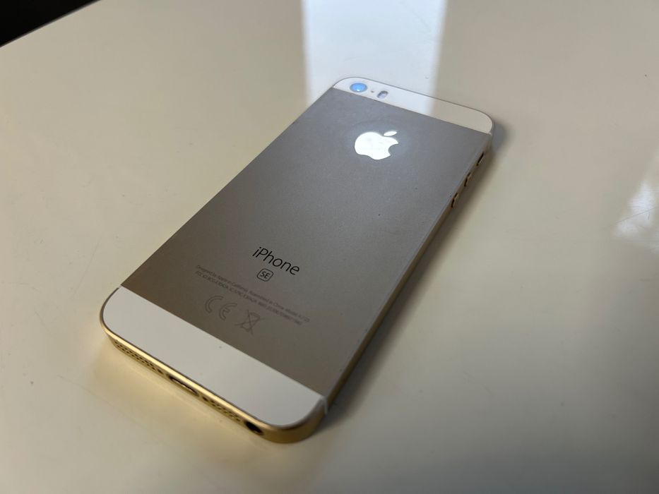 iPhone SE 2016 32GB Gołd złoty 100% Oryginał 84% bateria