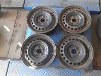 4x używane felgi stalowe 16 5x114,3 66.1mm Nissan Renault I Inne