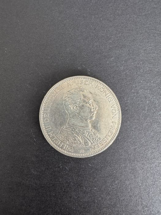 Prusy, Wilhelm II, 3 marki 1914 A, mundur