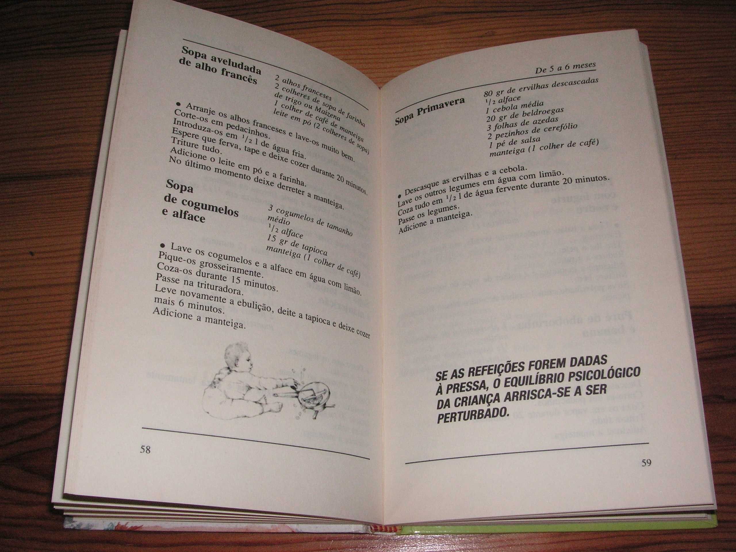 Livro Receitas Originais para Os Mais Pequenos e Resposta a Tudo