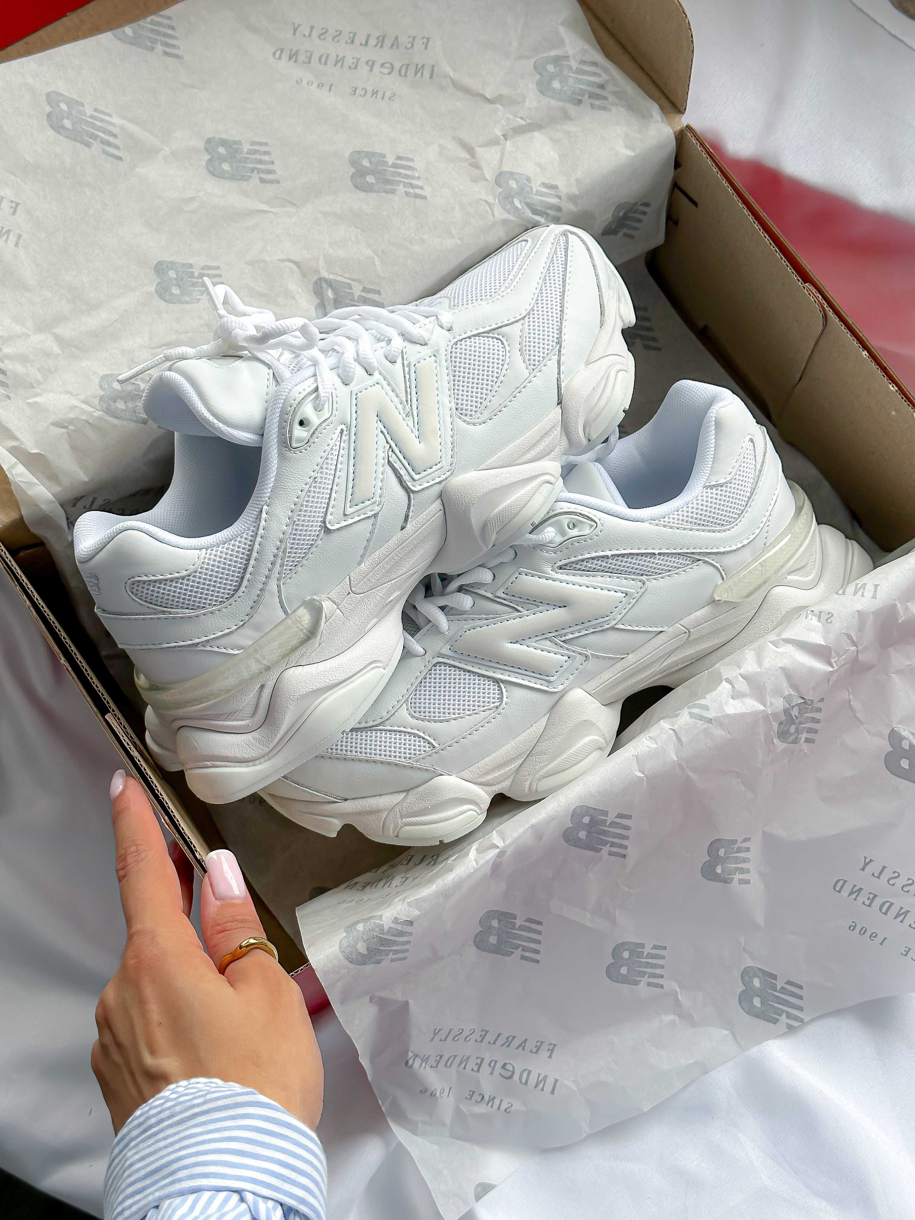 Жіночі кросівки New Balance 9060 Full White N4100