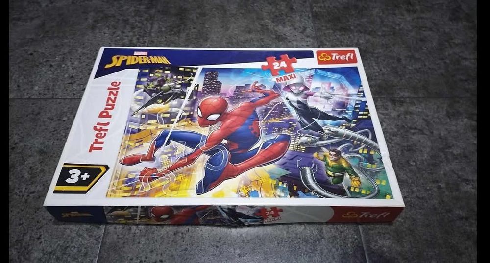 4układanki Puzzle dla chłopca 3+ Zestaw puzzli