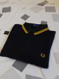 Fred perry polo yellow/black, polowka