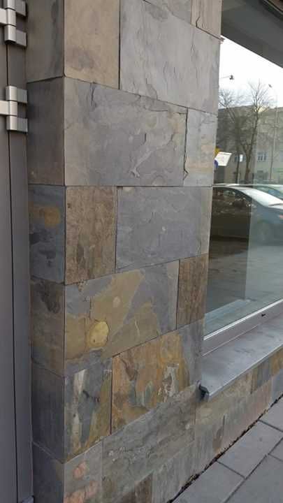 Płytki Łupek California Gol dekoracyjny kamień naturalny 30x10elewacja