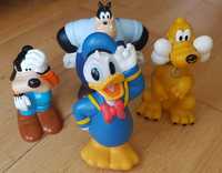 Figurki Disney Vintage Kaczor Donald, Goofy, pies Pluto, Czarny Piotru