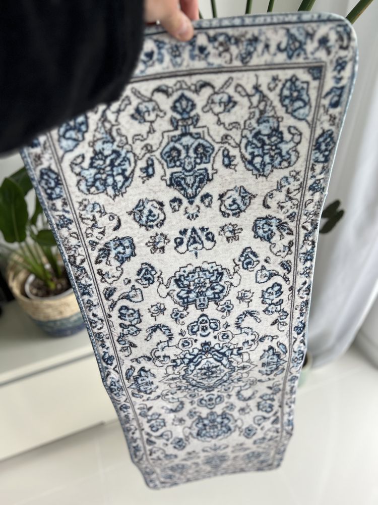 Dywanik kuchenny 120x40 niebieski