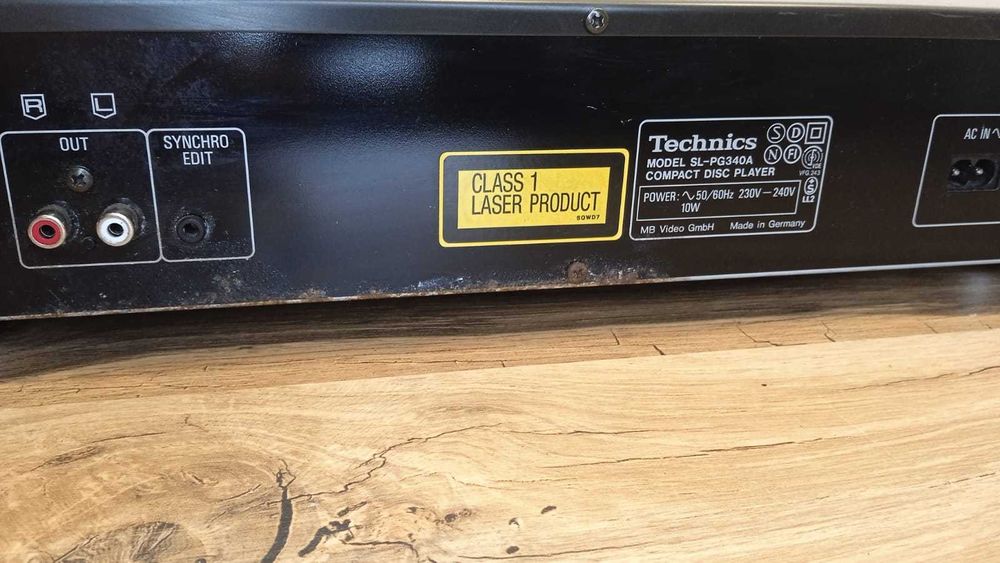 Technics SL-PG340A odtwarzacz CD