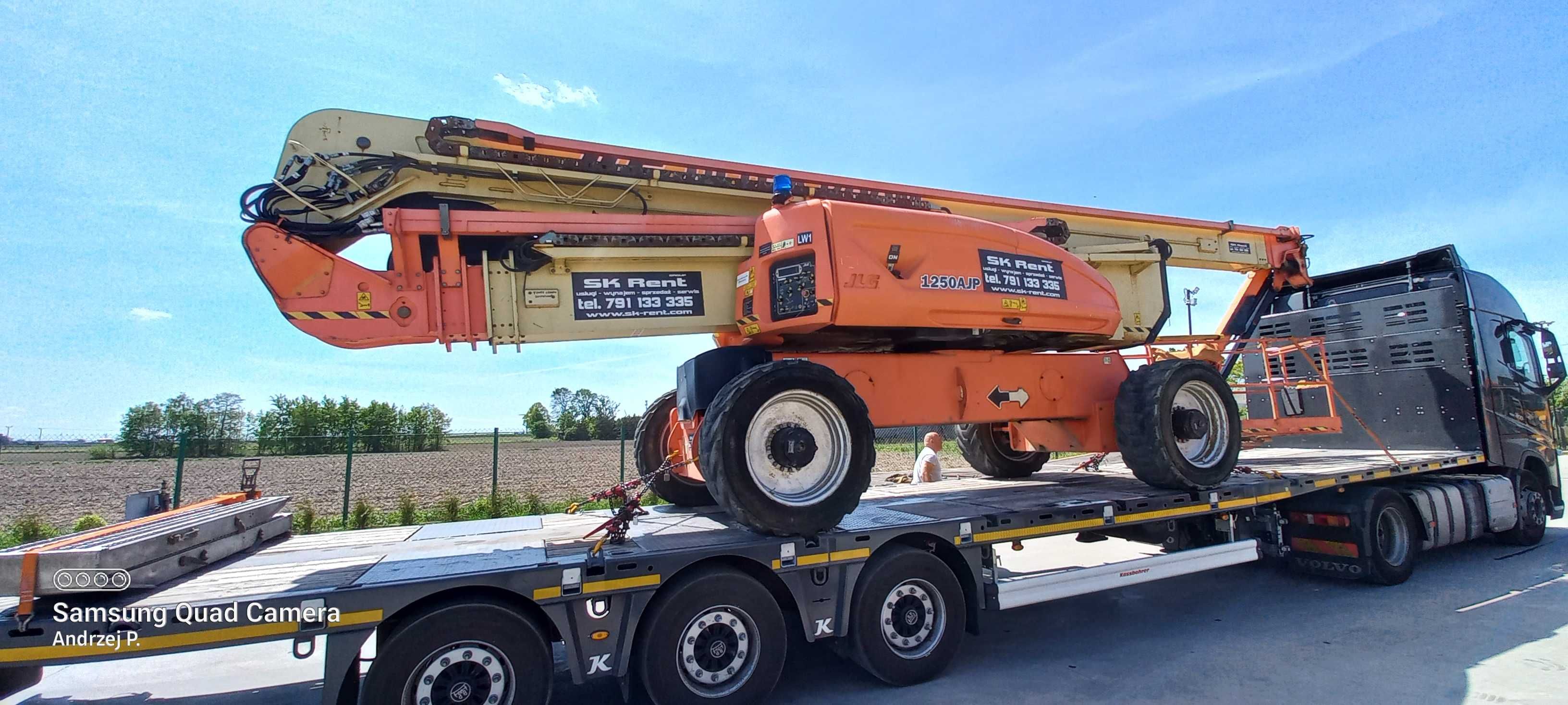 Podnośnik teleskopowo przegubowy JLG 1250 AJP 40 metrów !!!