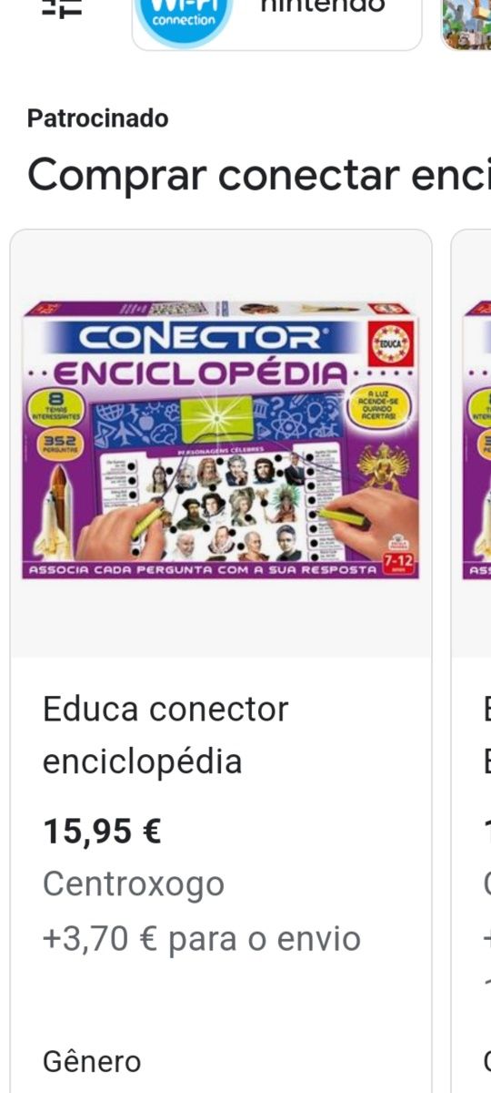 Jogo conetor enciclopedia