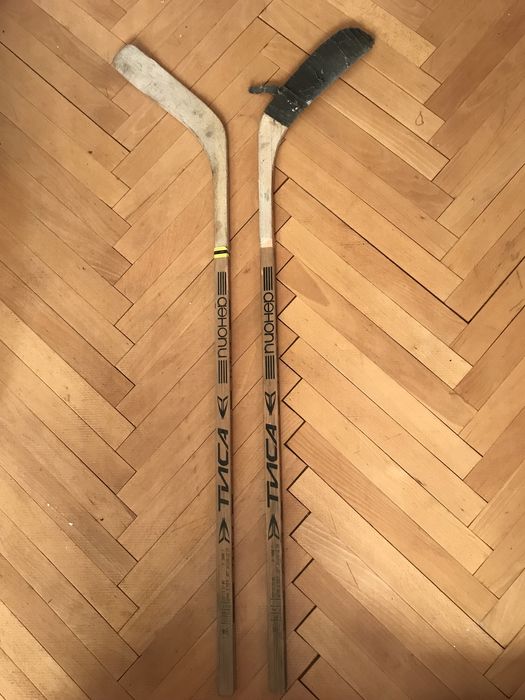 Kije do hokeja z PRL produkcji ZSRR  2 szt.