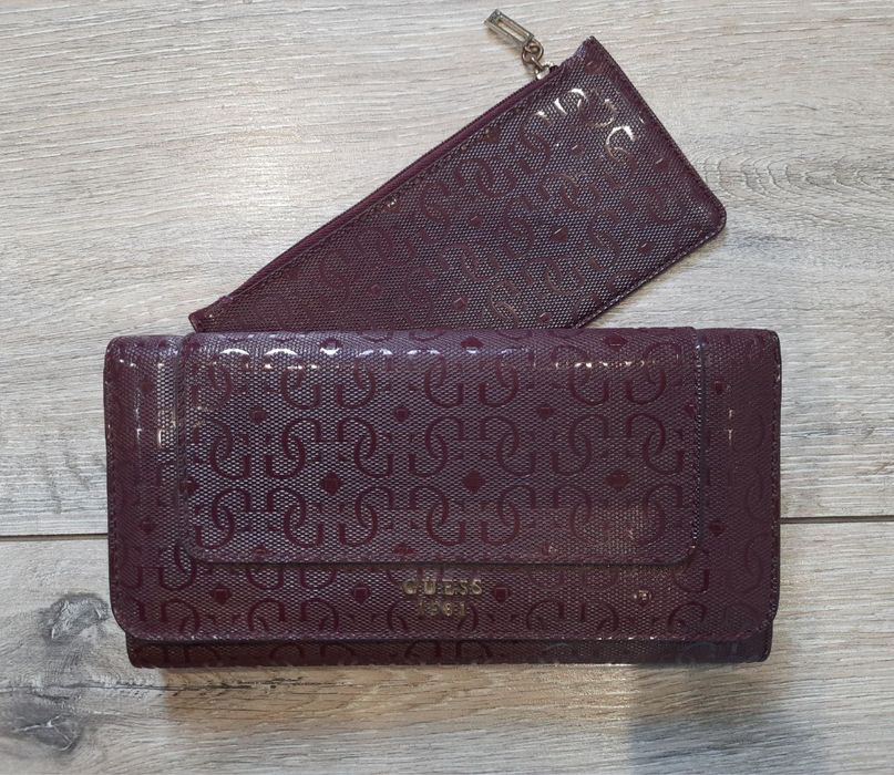 Гаманець Guess бордовий