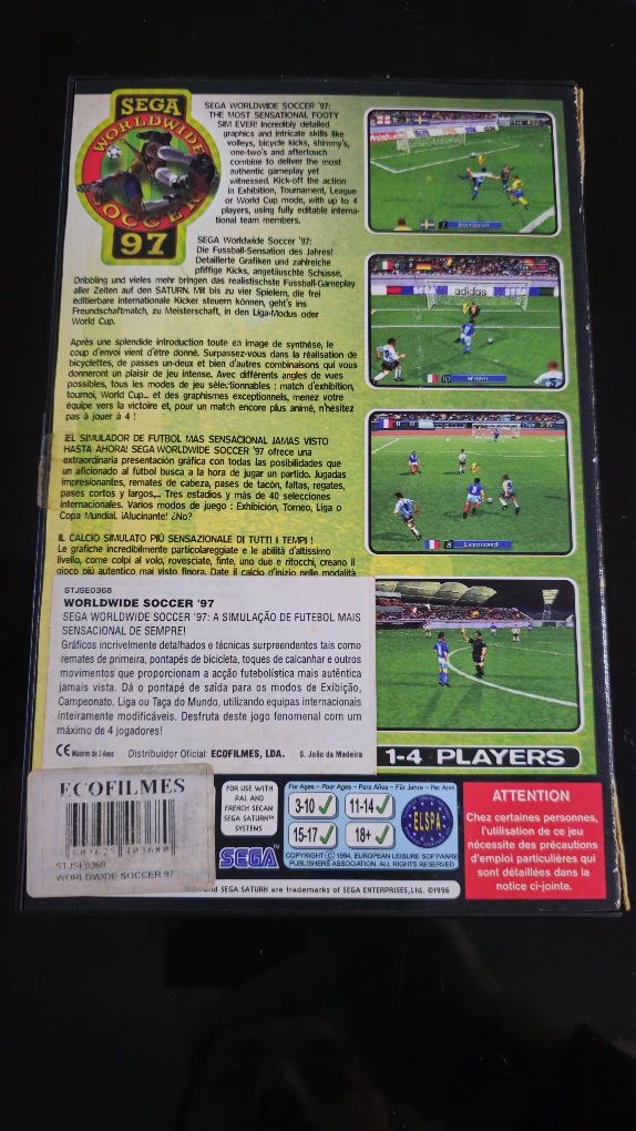 Jogo sega saturno worldwide 97