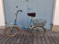 Wigry 2 rower z koszykiem PRL