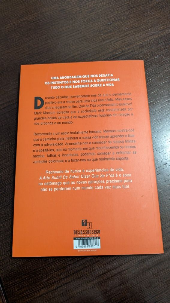 A arte subtil de saber dizer que se f*da
