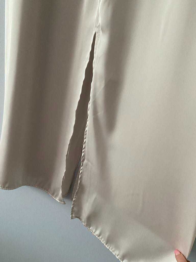 H&M Spódnica maxi w pasie na gumce L
