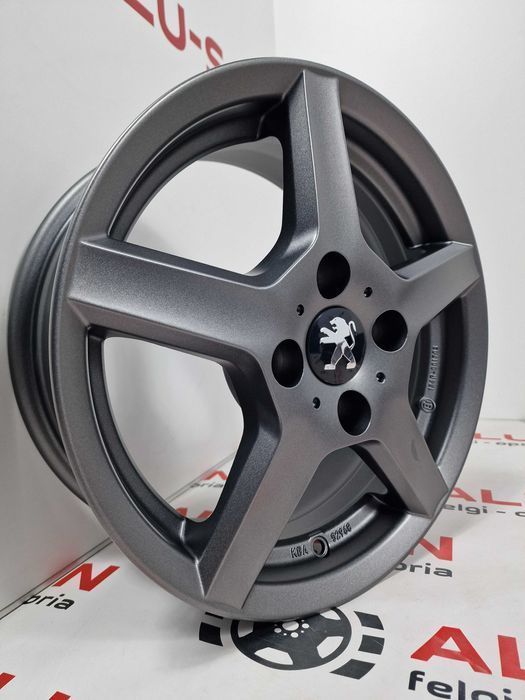 NOWE alufelgi PEUGEOT 15" 4x108 208 [U] -Grafit