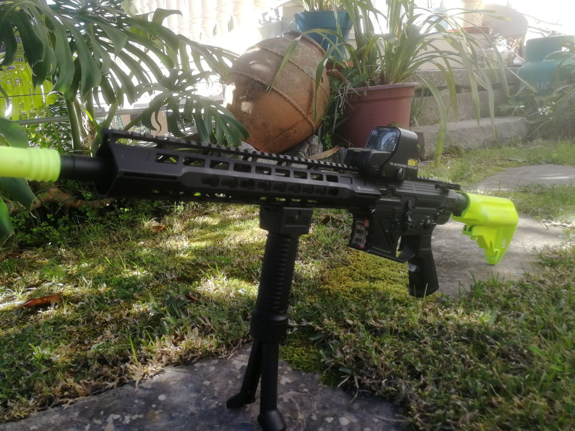 Airsoft APS Mkr2 com upgrades