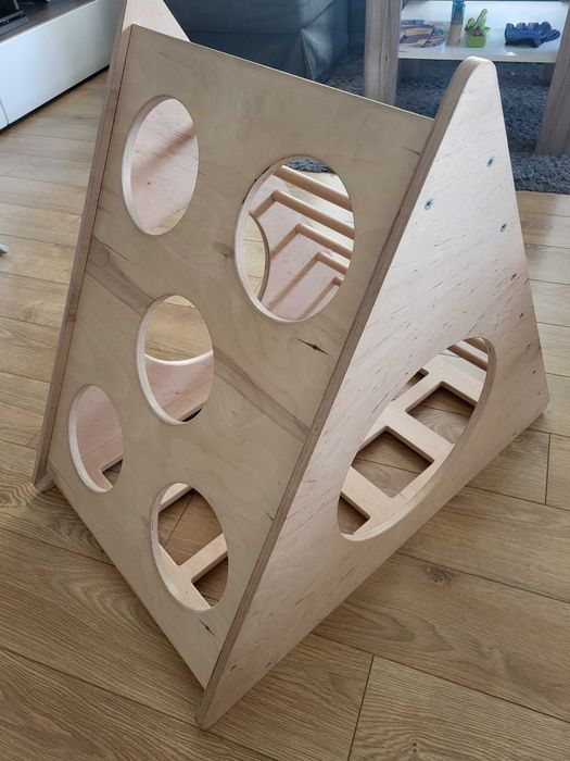 BabyWood Trójkąt wspinaczkowy + zjeżdżalnia