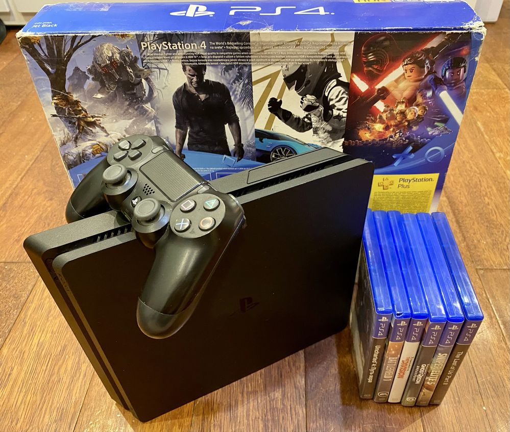 Sony Playstation 4 Slim 500GB + ігри