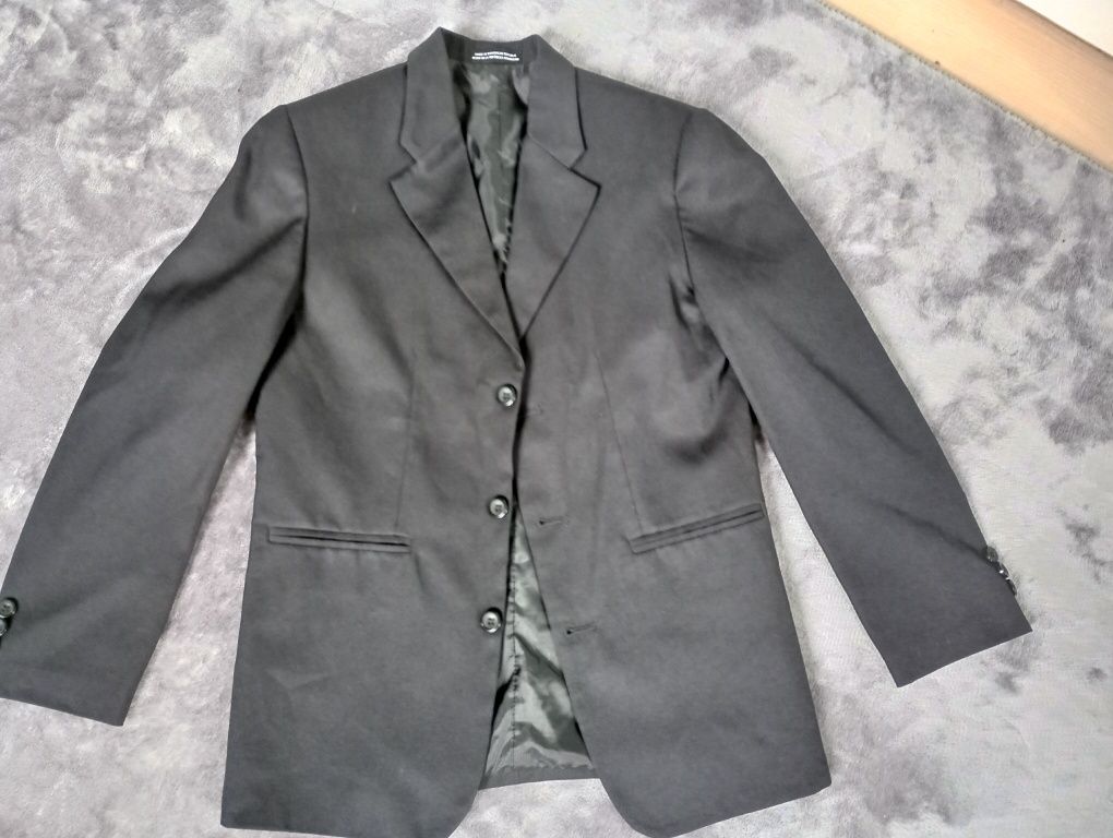 Zestaw garnitur dla chłopca marynarka koszula spodnie 152-158