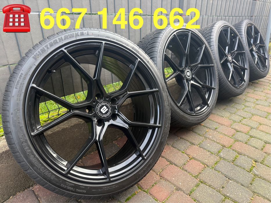 Zimowe 20 cali Audi A5 A6 A7 BMW G30 G31 G32 5x112 9J ET35 24rok 8mm