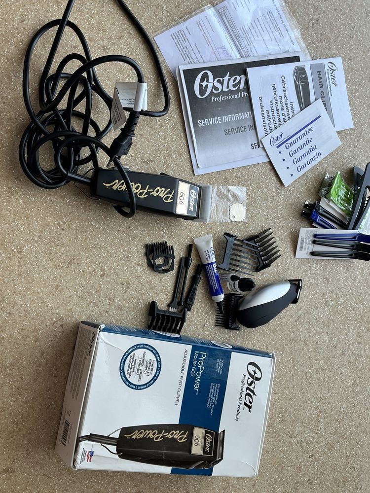 Машинка для стрижки Oster 606 Pro-Power+тример BaBylissPro в подарунок