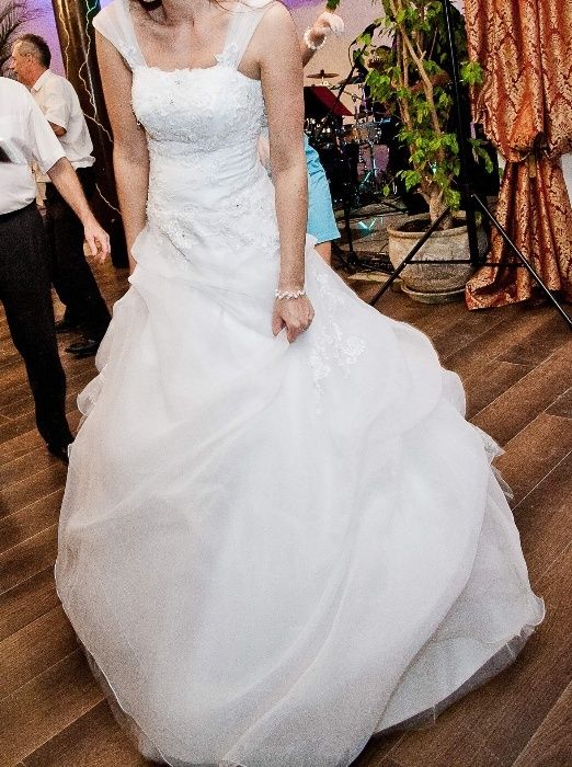 MS MODA Suknia ślubna Sabrina Biała 36 S 38 M Gorset