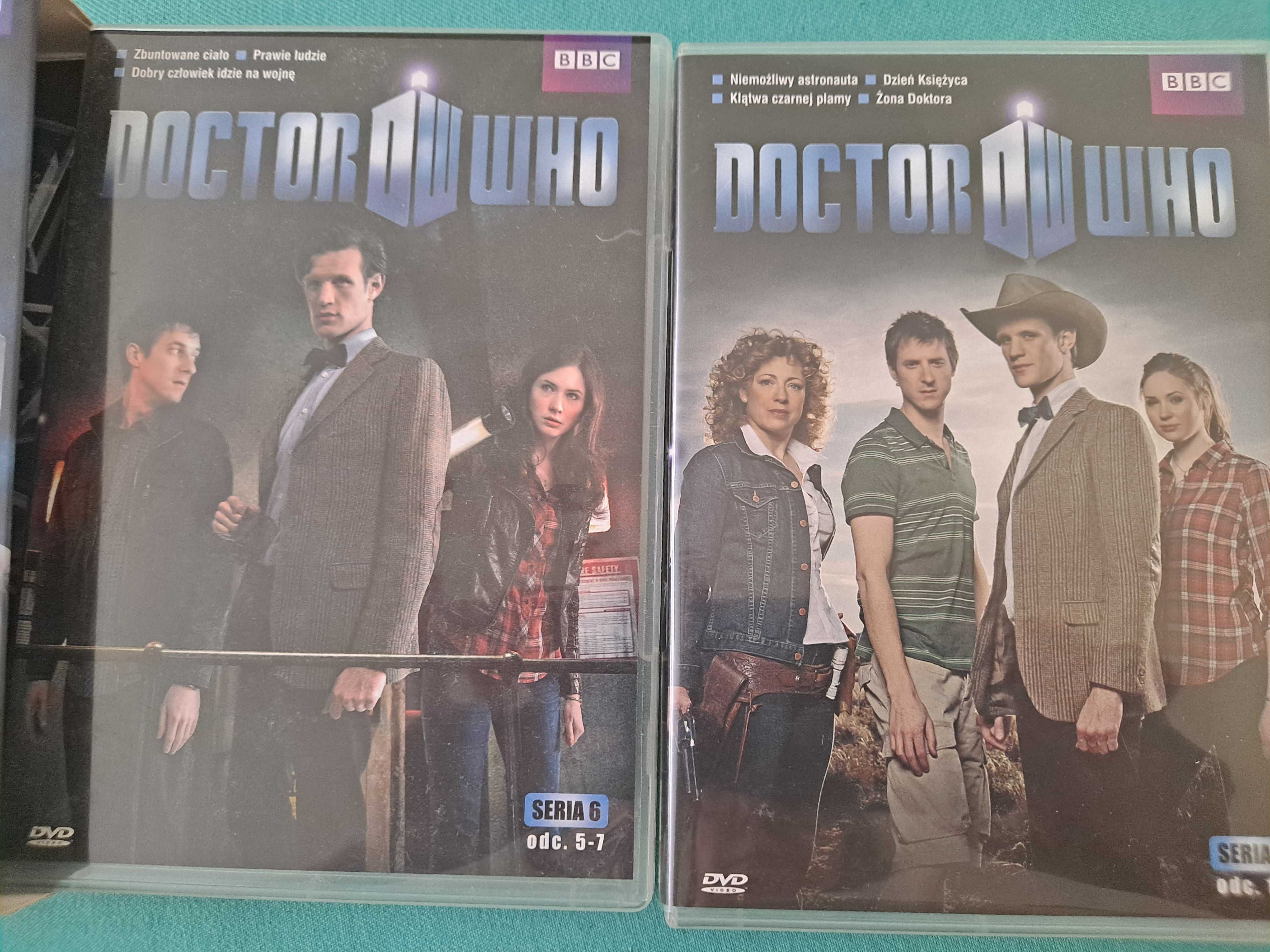 2 płyty DVD z serii Doctor Who
