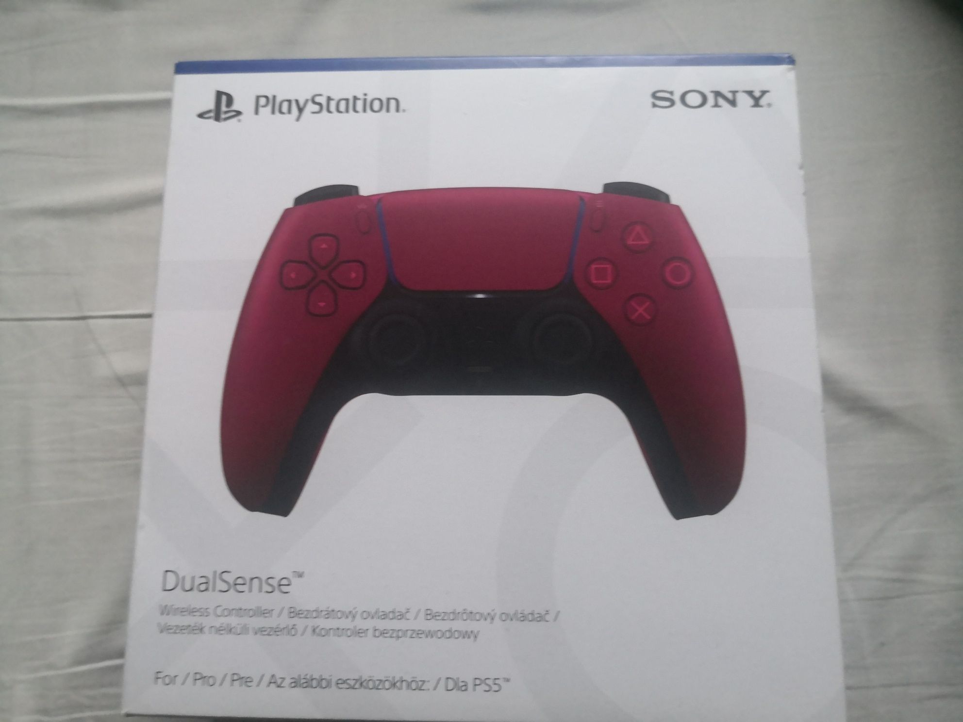 Pad do PS5 /Nowy/ Czerwony - COSMIC RED