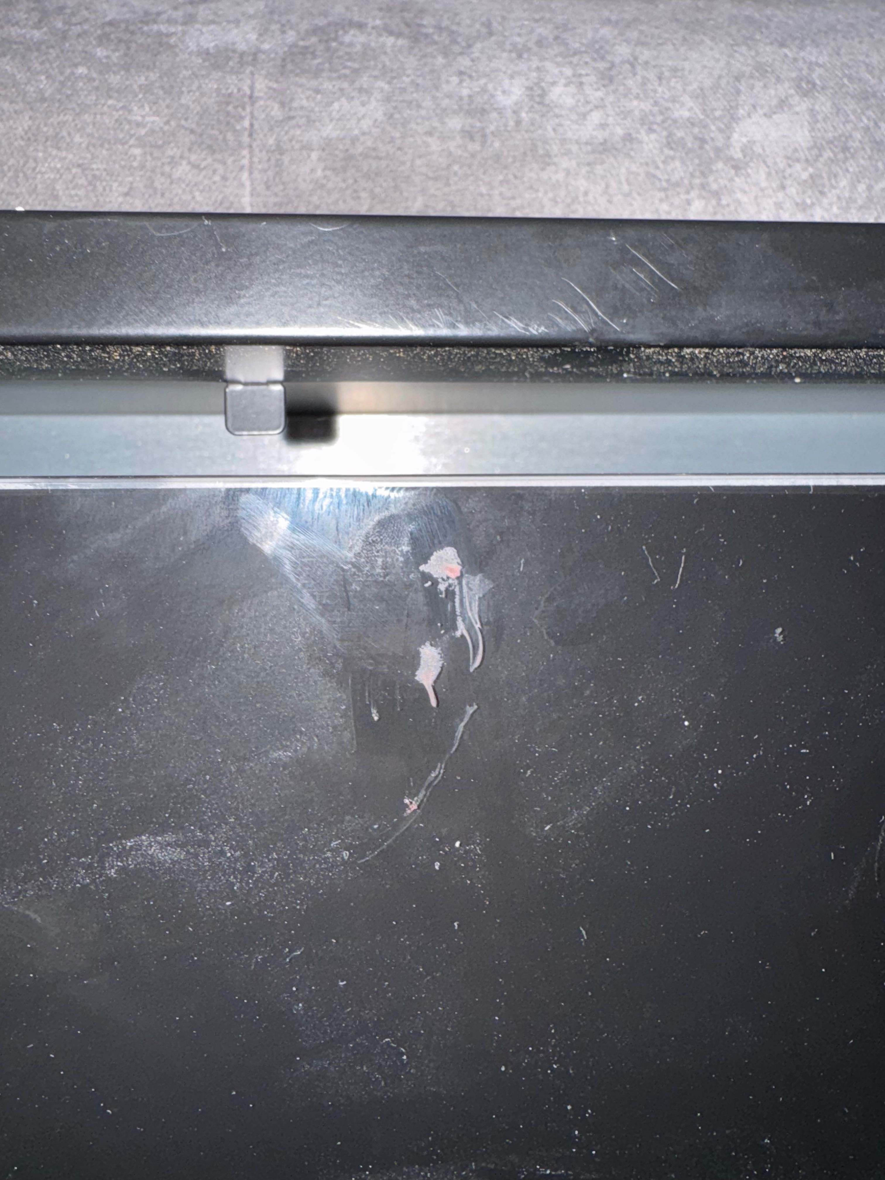 Czarny Okap do zabudowy SL - Box Glass 60