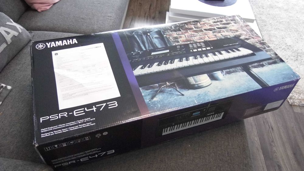 YAMAHA PSR-E473 Nowy Keyboard Taniej