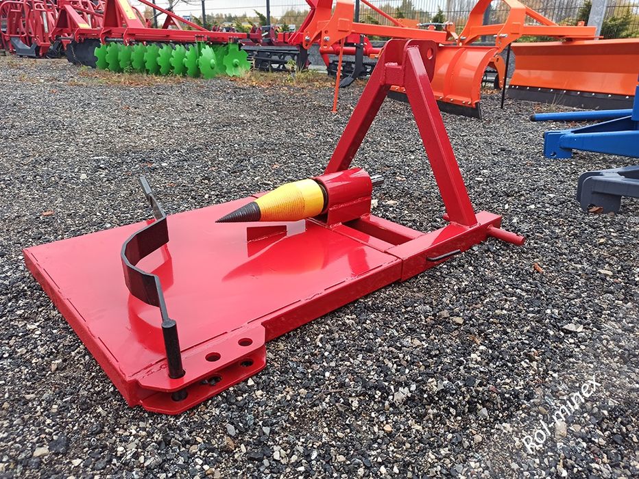 Rozdrabniacz do drzewa klocków Łuparka ogrodowa świder Transport