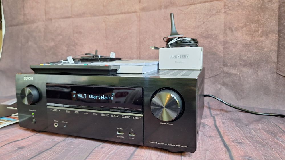 7.2 Denon AVR-X1600 Wi-Fi BT Heos 4K60p eARC DSD Spotify Atmos Vision
