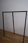HAY LOOP STAND WARDROBE BLACK - aço - apenas para recolha