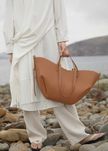Сумка Polene Cyme Large Edition Textured Camel