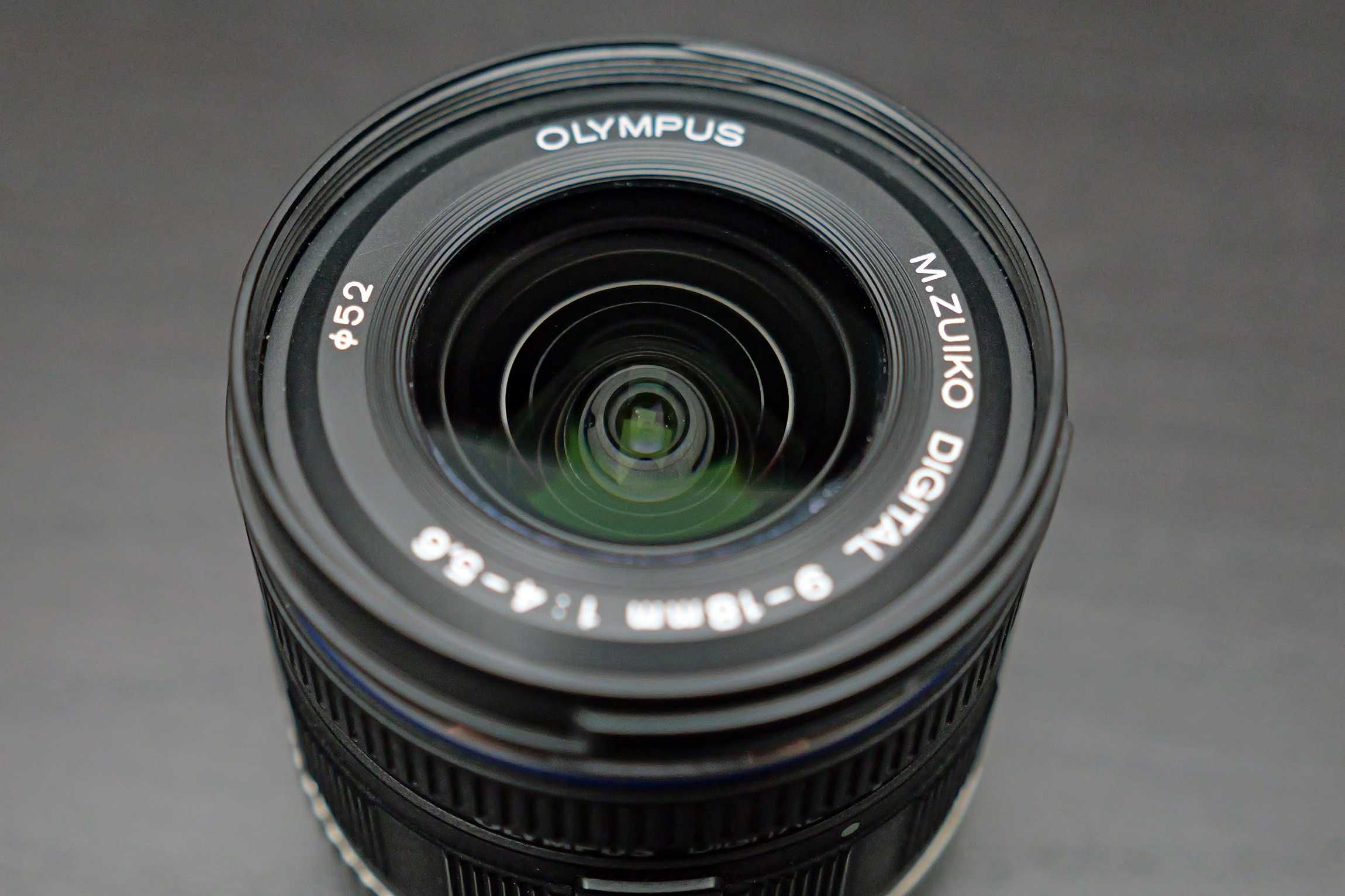 Olympus M.Zuiko 9-18mm F4-5.6 MFT Micro43 + filtr UV Cokin + Osłona