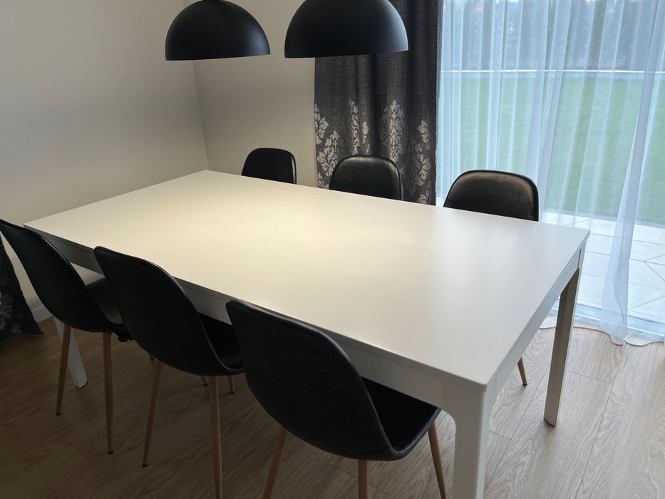 Stół Ikea EKEDALEN Stół rozkładany biały 180/240x90 cm